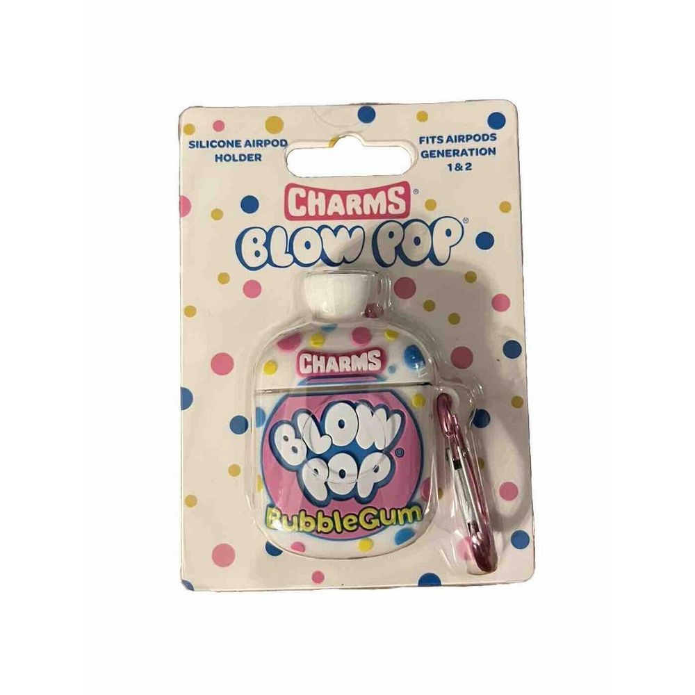 CHARMS BLOW POP SILICONE AIR PODS GEN 1 & 2 CASE - NIB